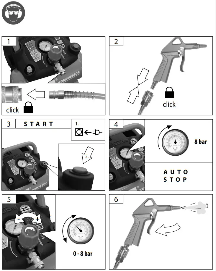 GUDE 190 086 50089 Compressor Airpower - fig 3