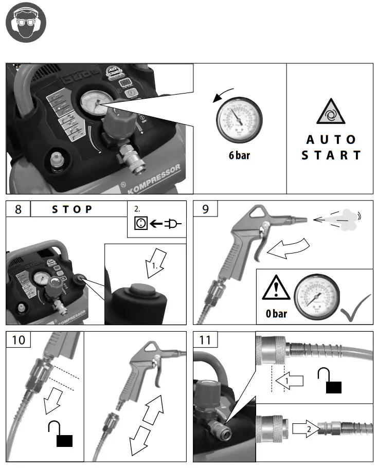 GUDE 190 086 50089 Compressor Airpower - fig 4