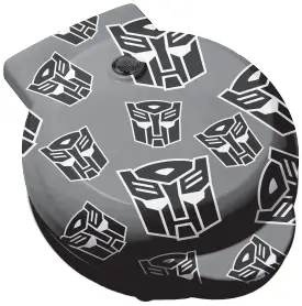 UNCANNY BRANDS WM3 Autobot Mini Waffle Maker