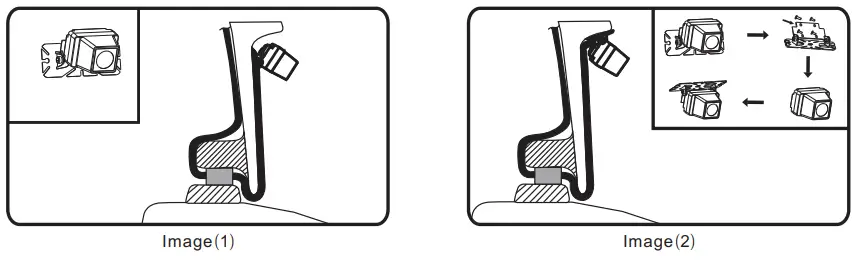 RYDEEN CM-HD4 Universal MINy HD Backup Camera - mounting