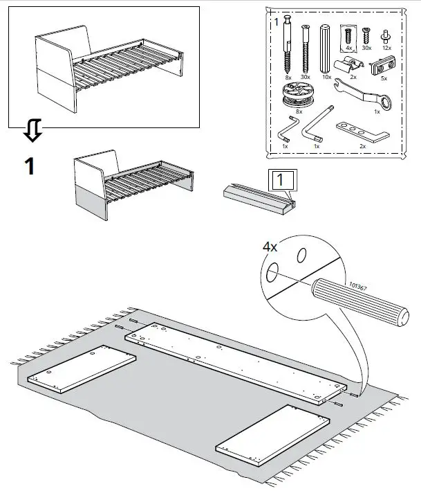IKEA-110519-FLEKKE-Day-Bed-Frame-fig-19