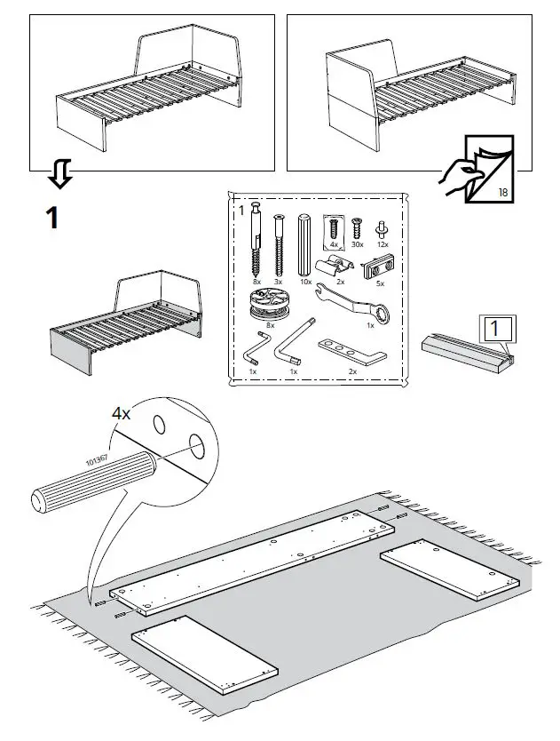 IKEA-110519-FLEKKE-Day-Bed-Frame-fig-7