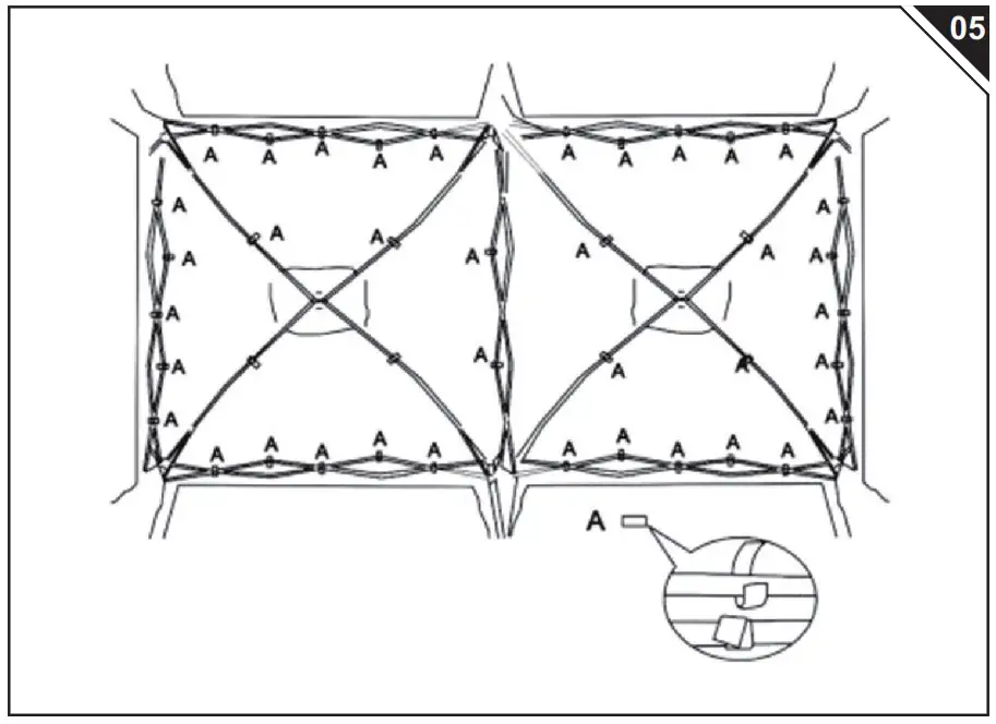 Outsunny 840 012 Beige Pop Up Party Tent Gazebo Wedding Canopy - Product Overview 5