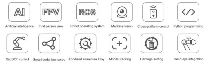 YAHBOOM-DOFBOT-AI-Vision-Robotic-Arm-fig-2
