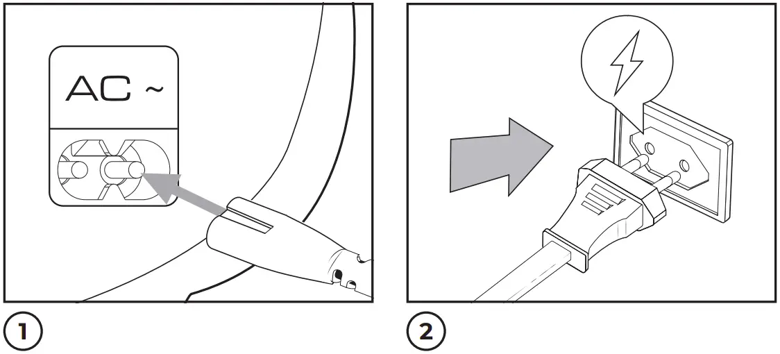 CONNECTION TO THE MAINS