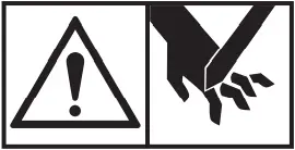 Keep hands away from cut-off blade a1