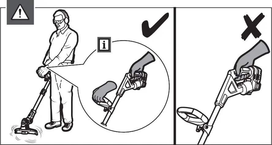 RYOBI RLT1831H25F18V Trimmer Cutting - c3