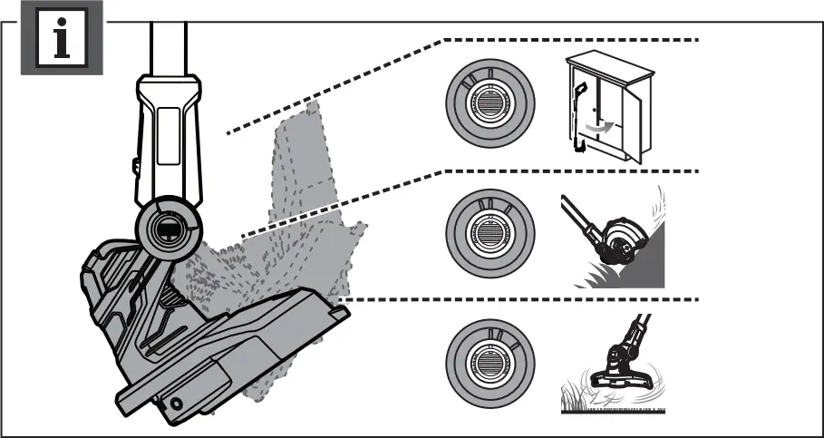 RYOBI RLT1831H25F18V Trimmer Cutting - d3