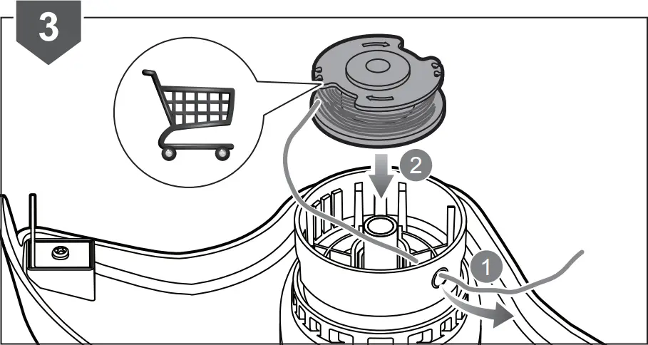 RYOBI RLT1831H25F18V Trimmer Cutting - f4