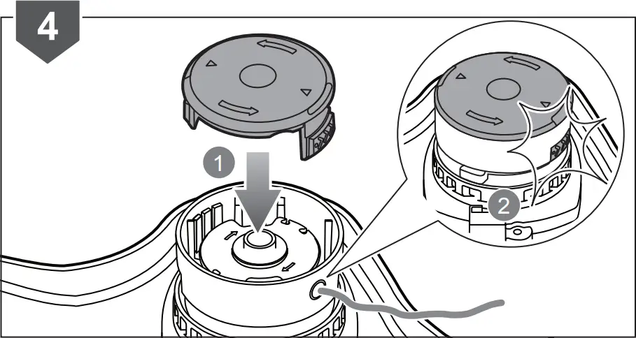 RYOBI RLT1831H25F18V Trimmer Cutting - f5