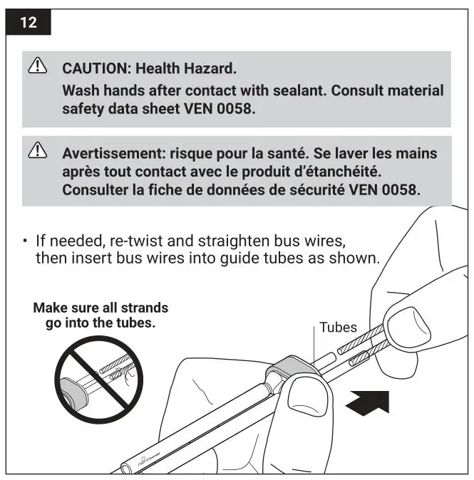 nVent RAYCHEM JBM-100-L-A Multi Entry Connection Kit - Figure 12