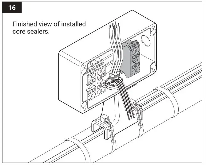 nVent RAYCHEM JBM-100-L-A Multi Entry Connection Kit - Figure 16