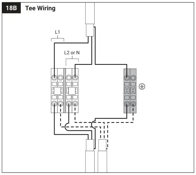 nVent RAYCHEM JBM-100-L-A Multi Entry Connection Kit - Figure 18B