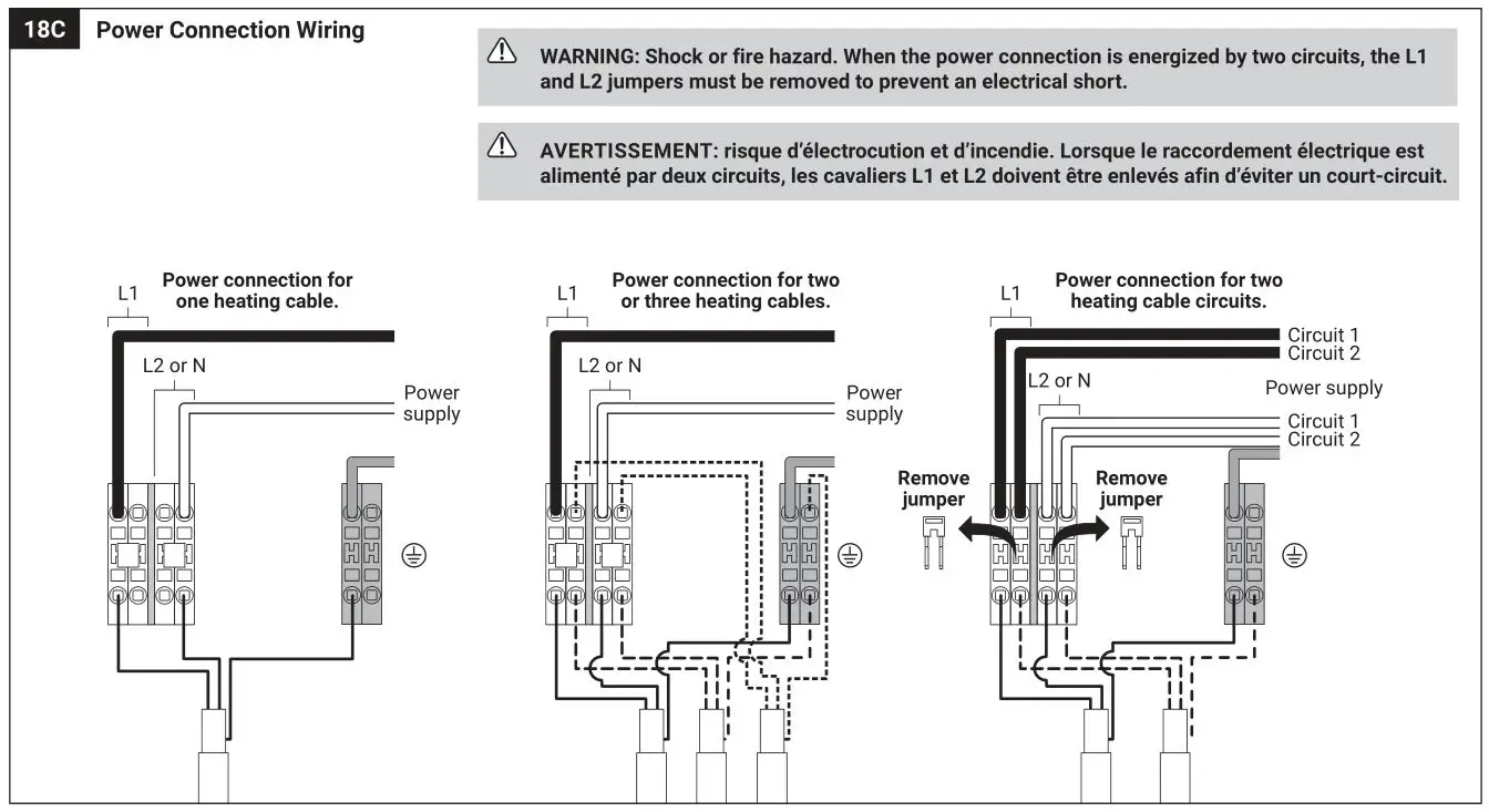 nVent RAYCHEM JBM-100-L-A Multi Entry Connection Kit - Figure 18C