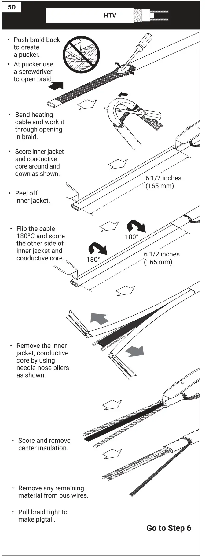 nVent RAYCHEM JBM-100-L-A Multi Entry Connection Kit - Figure 5D