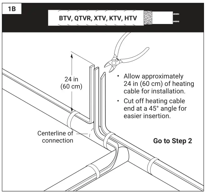 nVent RAYCHEM JBM-100-L-A Multi Entry Connection Kit - Figure 1B