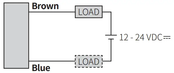 Autonics PRDT12-8DO Cylindrical Inductive Long Distance Proximity Sensors - Cable