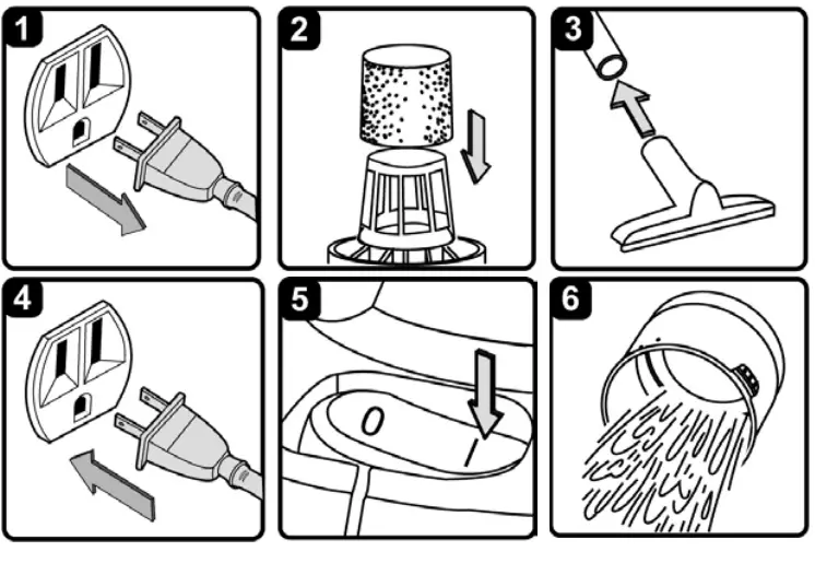 ARMORALL VOM205P 0901 Portable Wall Mountable Vacuum Cleaner - LIQUID VACUUM OPERATION