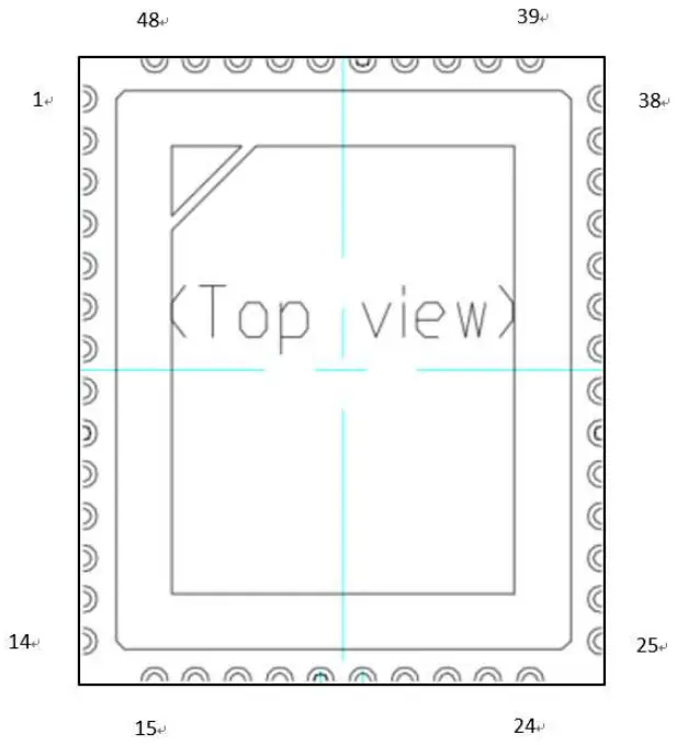 eWBM eLR 900H OEM Integrator LoRa Module - PIN Assignment