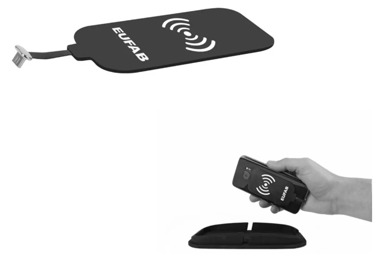 Eufab 16452 Induction Charger Reverse Micro Usb B User Guide