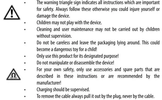 FIG 1 Safety precautions