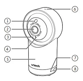 vtech RM5766HD 5 Inch Smart WiFi 1080p Pan and Tilt Monitor - fig 3