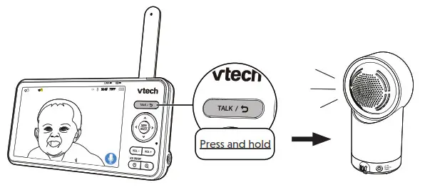 vtech RM5766HD 5 Inch Smart WiFi 1080p Pan and Tilt Monitor - fig 9