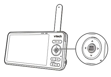 vtech RM5766HD 5 Inch Smart WiFi 1080p Pan and Tilt Monitor - fig de 3