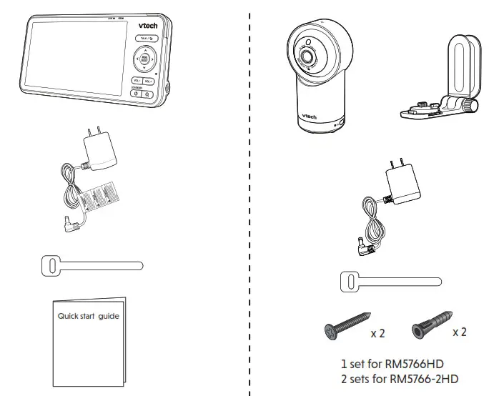 vtech RM5766HD 5 Inch Smart WiFi 1080p Pan and Tilt Monitor - fig