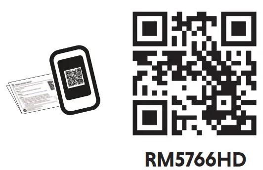 vtech RM5766HD 5 Inch Smart WiFi 1080p Pan and Tilt Monitor - qr