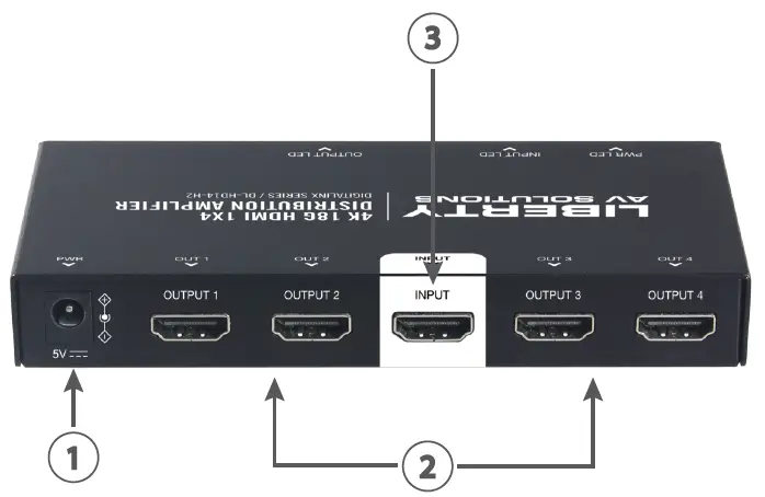 LIBERTY-AV-DL-HD14-H2-Digitalinx-Series-1x4-HDMI-2.0-Splitter-DA-2