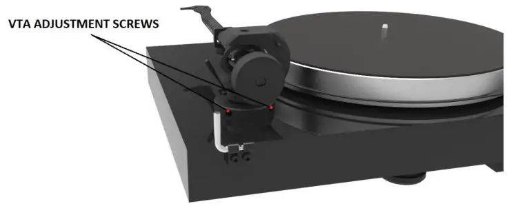 Pro Ject X8 Record Player - ADJUSTING THE VERTICAL 1