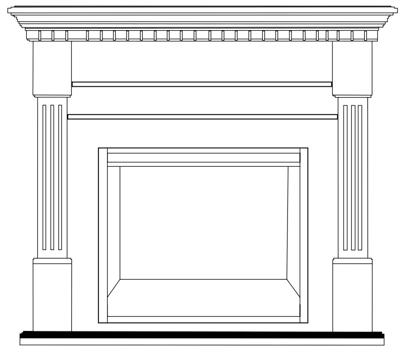 CDN20-AU Caden 2kW Revillusion Suite Electric Fireplace
