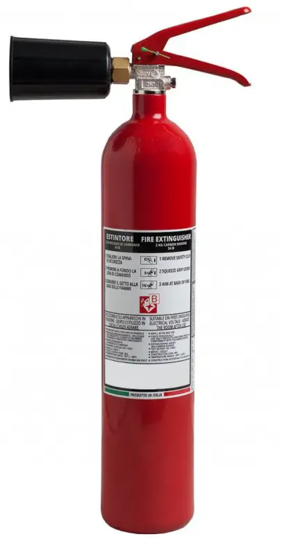 BIOGENESIS BGCO2PORKG2SIS113 2 Kg Portable CO2 Fire Extinguisher