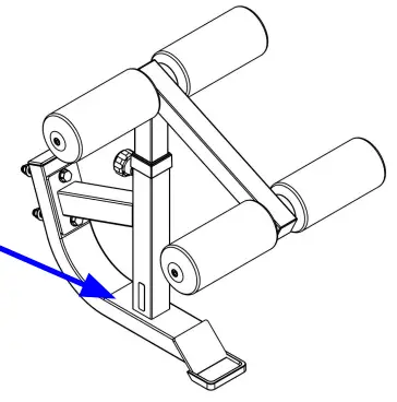 BODYCRAFT F715 Hold Down Attachment Kit Option - Fig 1