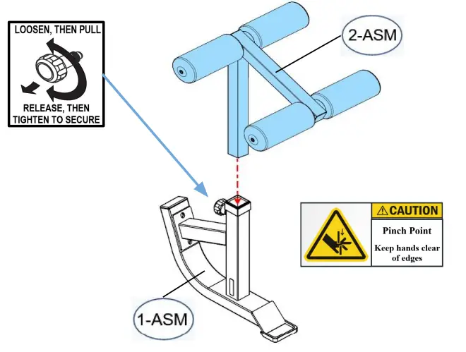 BODYCRAFT F715 Hold Down Attachment Kit Option - Fig 5