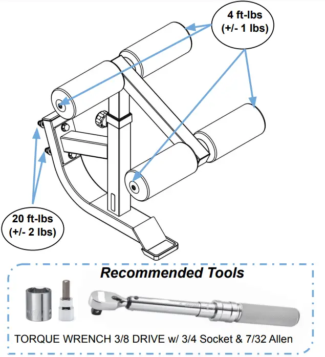 BODYCRAFT F715 Hold Down Attachment Kit Option - Fig 8