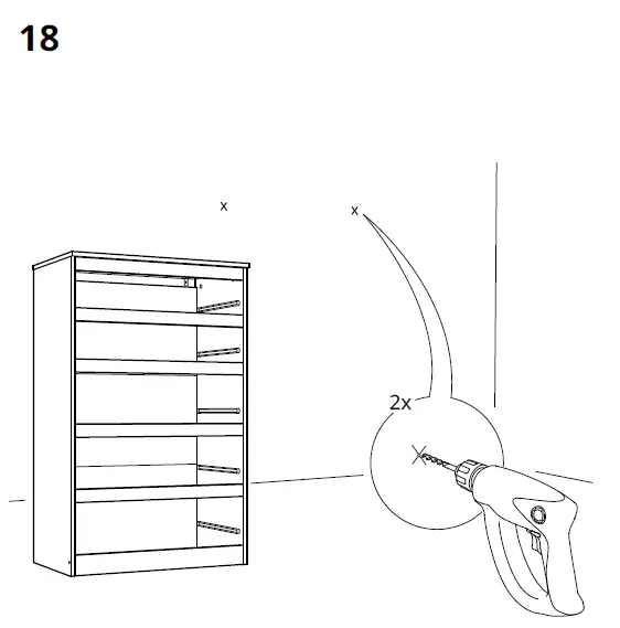 IKEA-AA-2236029-3-2-KULLEN-Chest-Of-Drawers -Drawers-White-21