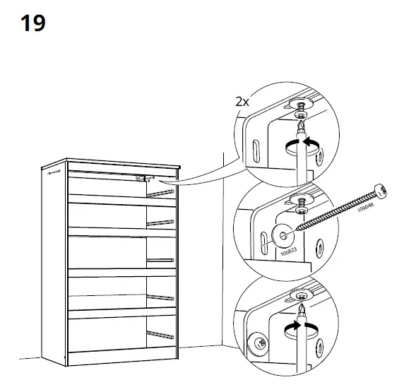 IKEA-AA-2236029-3-2-KULLEN-Chest-Of-Drawers -Drawers-White-22