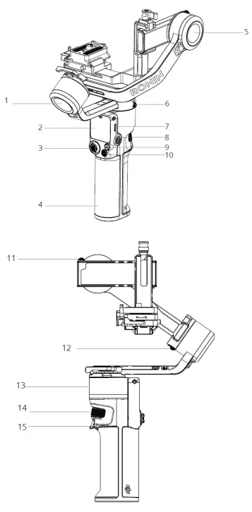 dji RS 3 Mini Move Light - Roll Moto