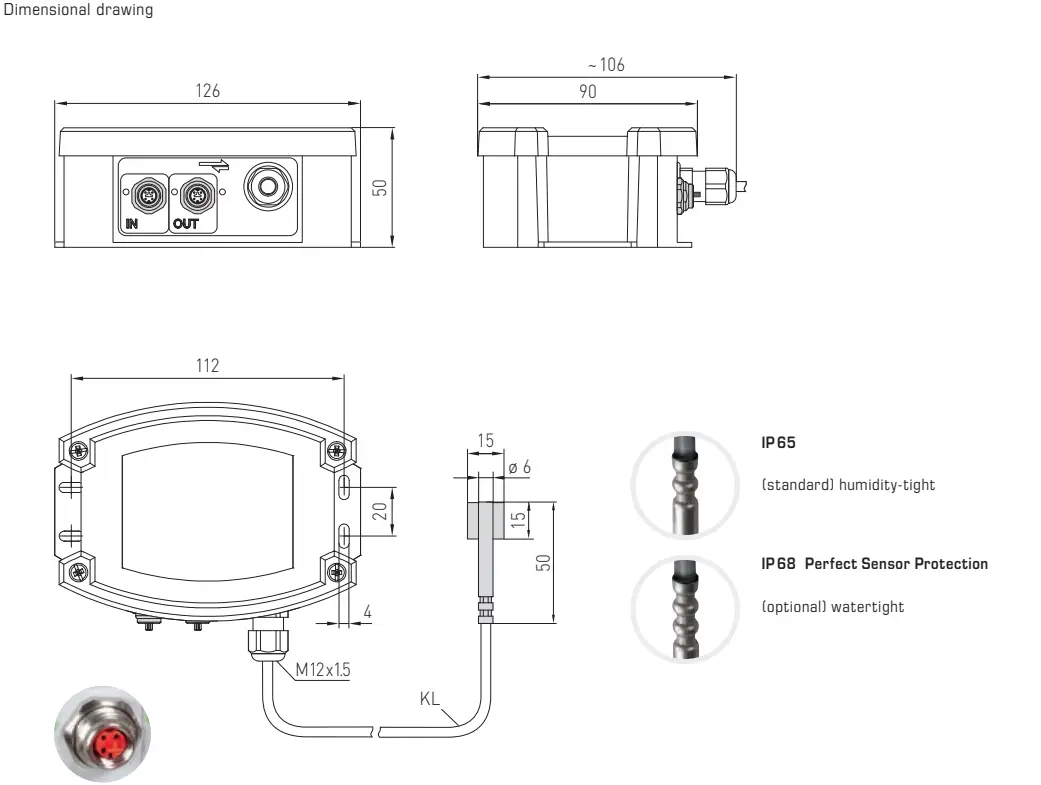 S S REGELTECHNIK ALTM2 EtherCAT P Surface Contact Temperature Measuring Transducer Pipe - IP 65