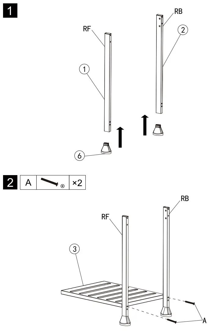 Royal Gourmet CD1824EN 24-Inch Charcoal Grill - assembly 1