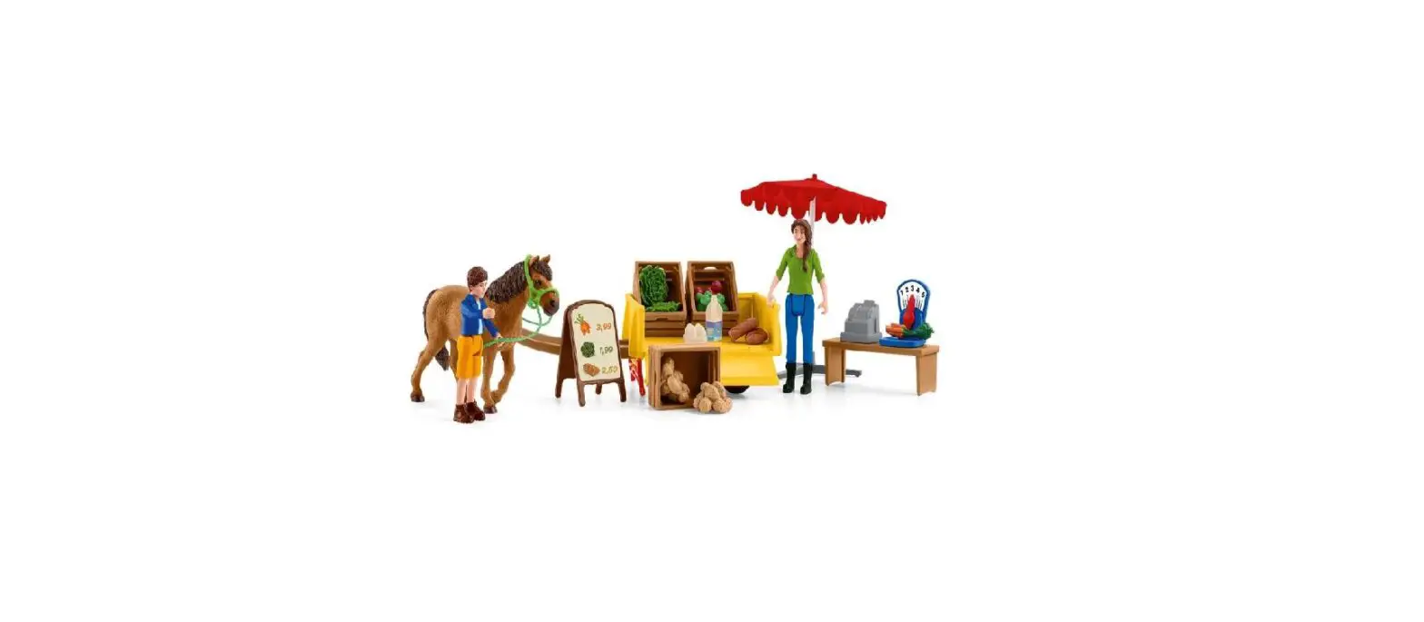 Schleich 42528 Day Mobile Farm Stand Instruction Manual