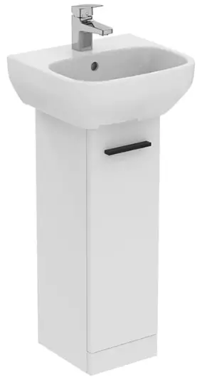 Ideal Standard i.life A 23cm Pedestal Matt White Washbasin Unit 1