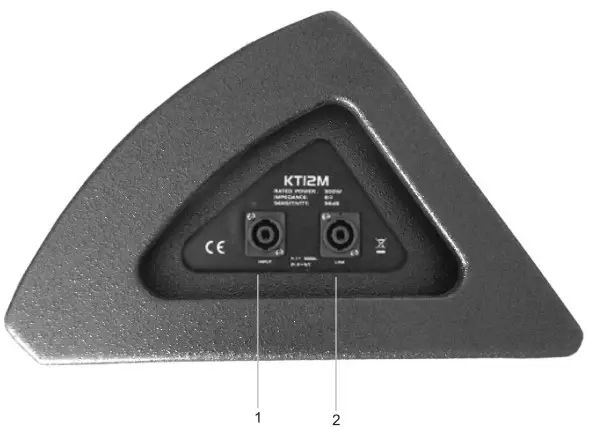 Soundking KT12MA-1 Professional Speaker System - Panel