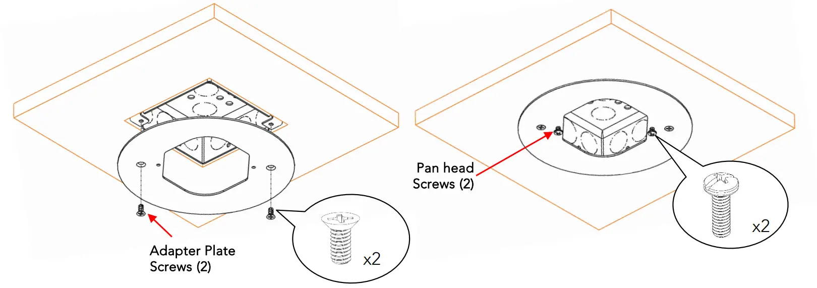 Square Junction Box Adapter (HJBA) Details