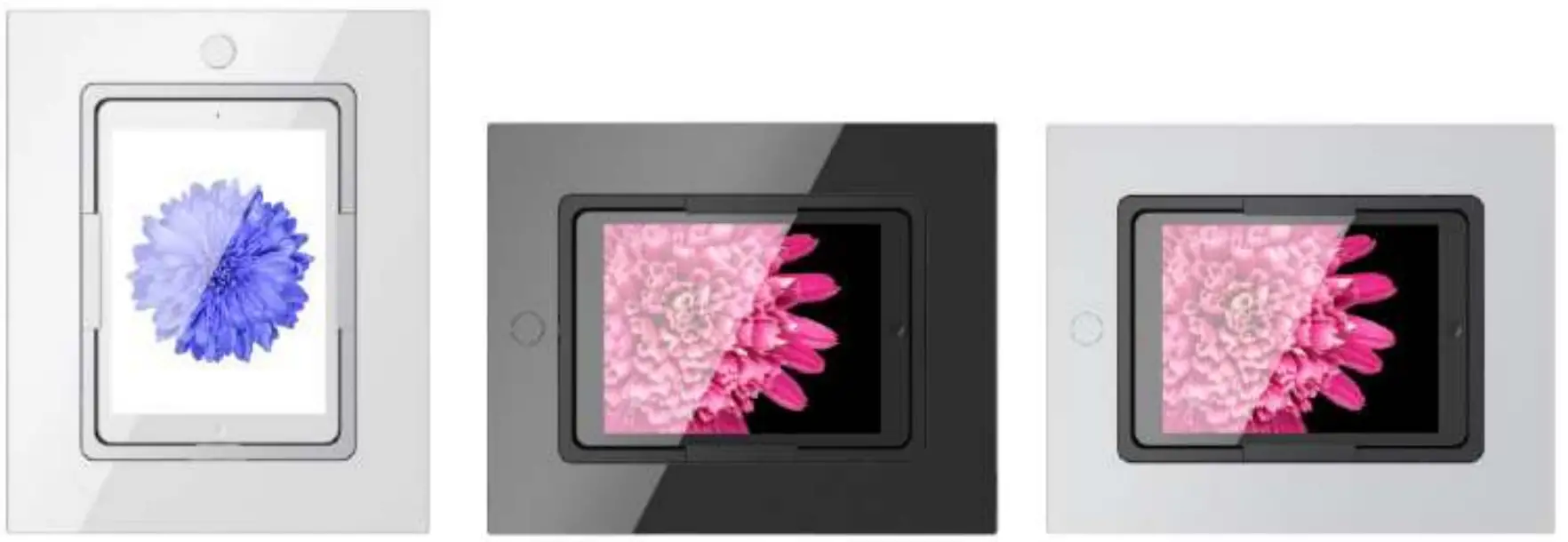 Viveroo Square Tablet Mount Ipad Wall Mount with Charging