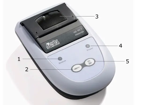 DeltaOHM HD40.1 Portable Thermal Printer fig 1
