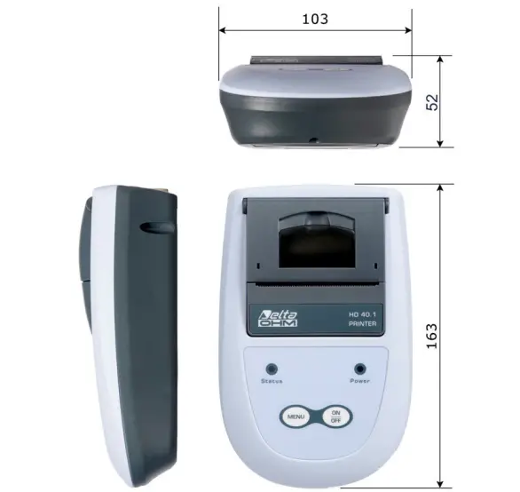 DeltaOHM HD40.1 Portable Thermal Printer fig 12