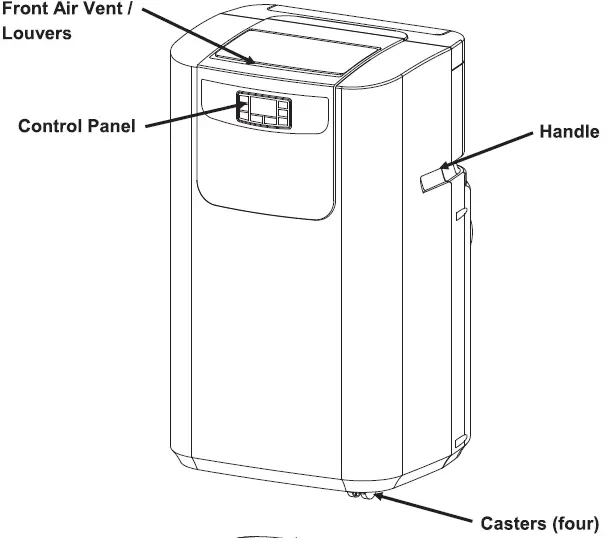 Whynter WAP-407DNH Portable AC with 02